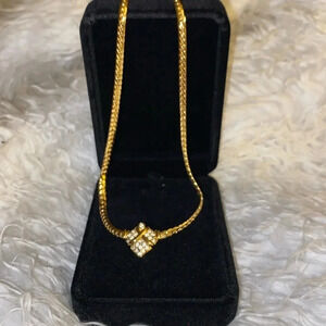 Christian Dior heart pendant